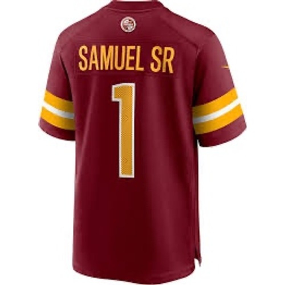 Nike Kids L 14/16 Burgundy Washington Commanders Curtis Samuel Sr Jersey